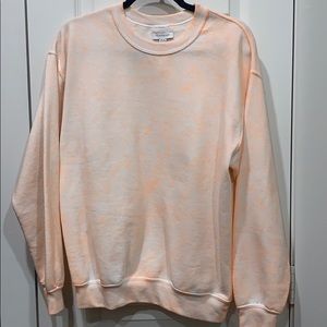 Top Shop Oversized Tie Dye Pullover